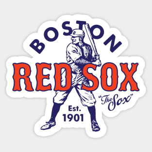 Old Style Boston Red Sox 2 by Buck Tee Sticker